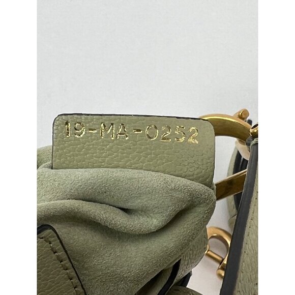 Christian Dior Goatskin Light Green Micro Saddle Bag with Strap - Picture 4 of 14